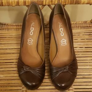 Aldo brown leather pumps sz EU 38 / US 7.5